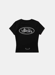 Badblood Tiny Logo Jersey T-Shirt - Black