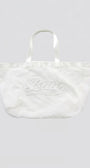 Badblood Bad Logo Nylon Shopper Bag White