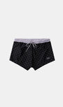 Badblood  Splash Dot Boy Shorts - Black