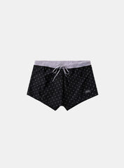 Badblood  Splash Dot Boy Shorts - Black