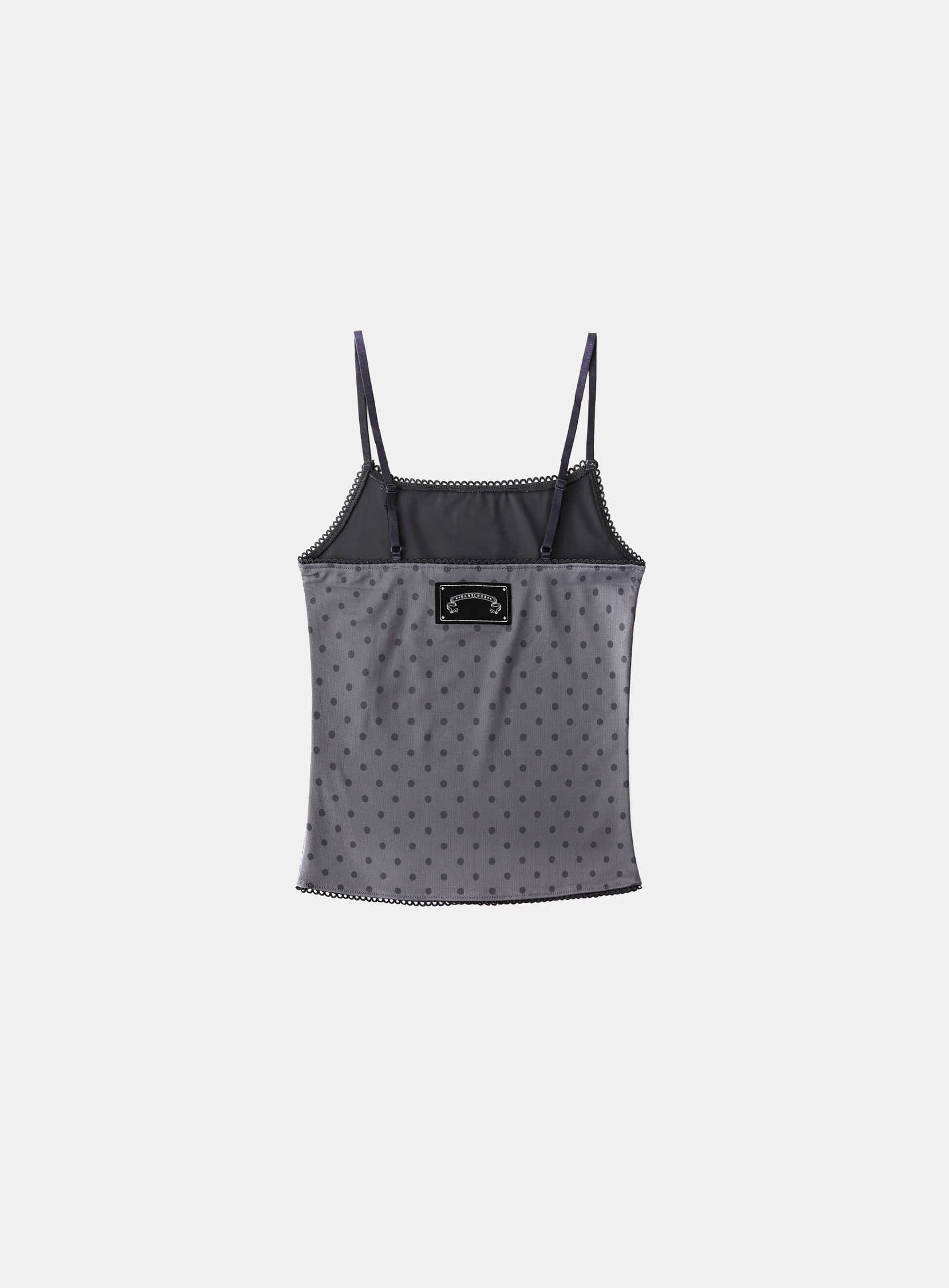 Badblood Splash Dot String Tank - Grey