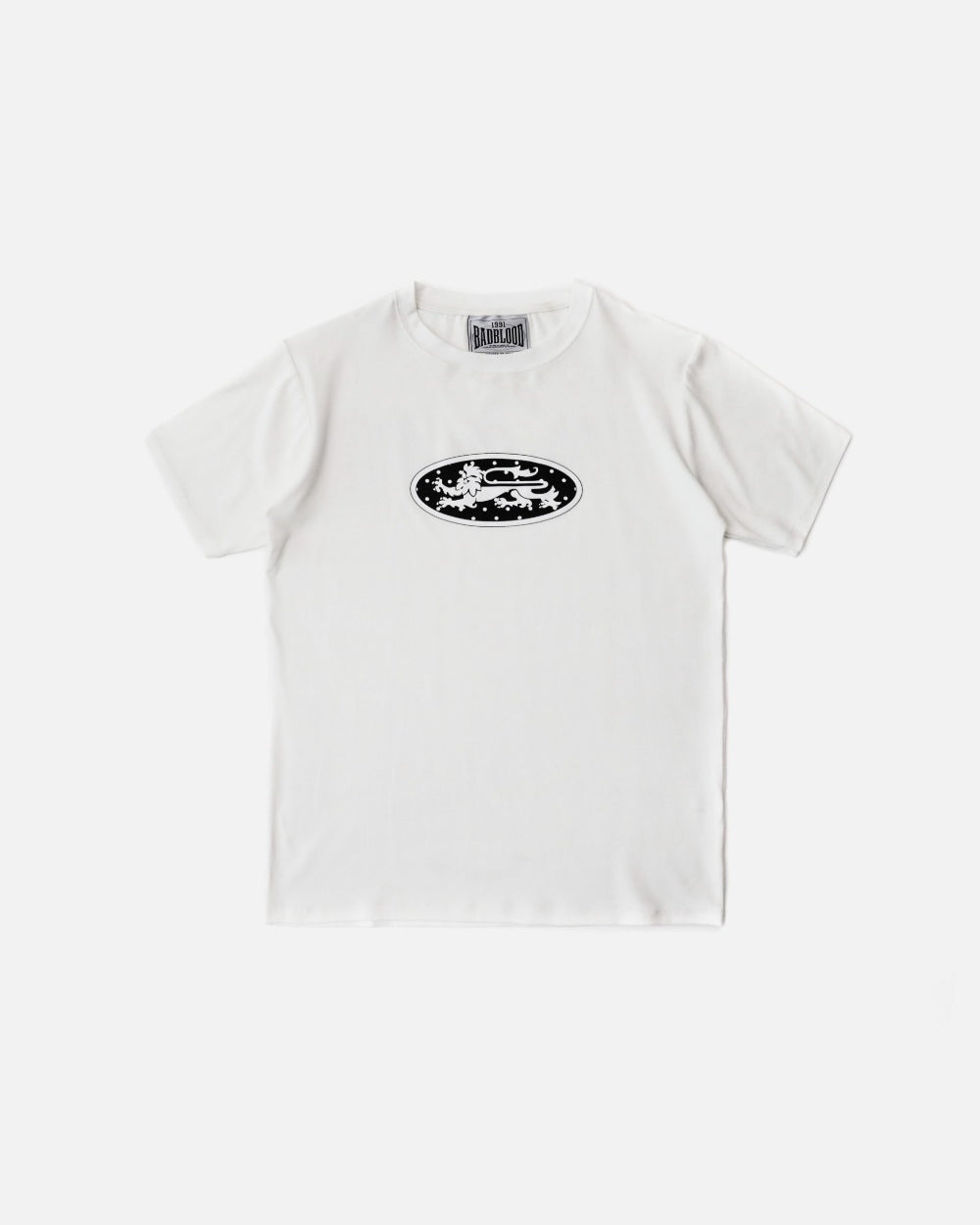 Badblood Mystic Dot Logo Jersey T-Shirt White