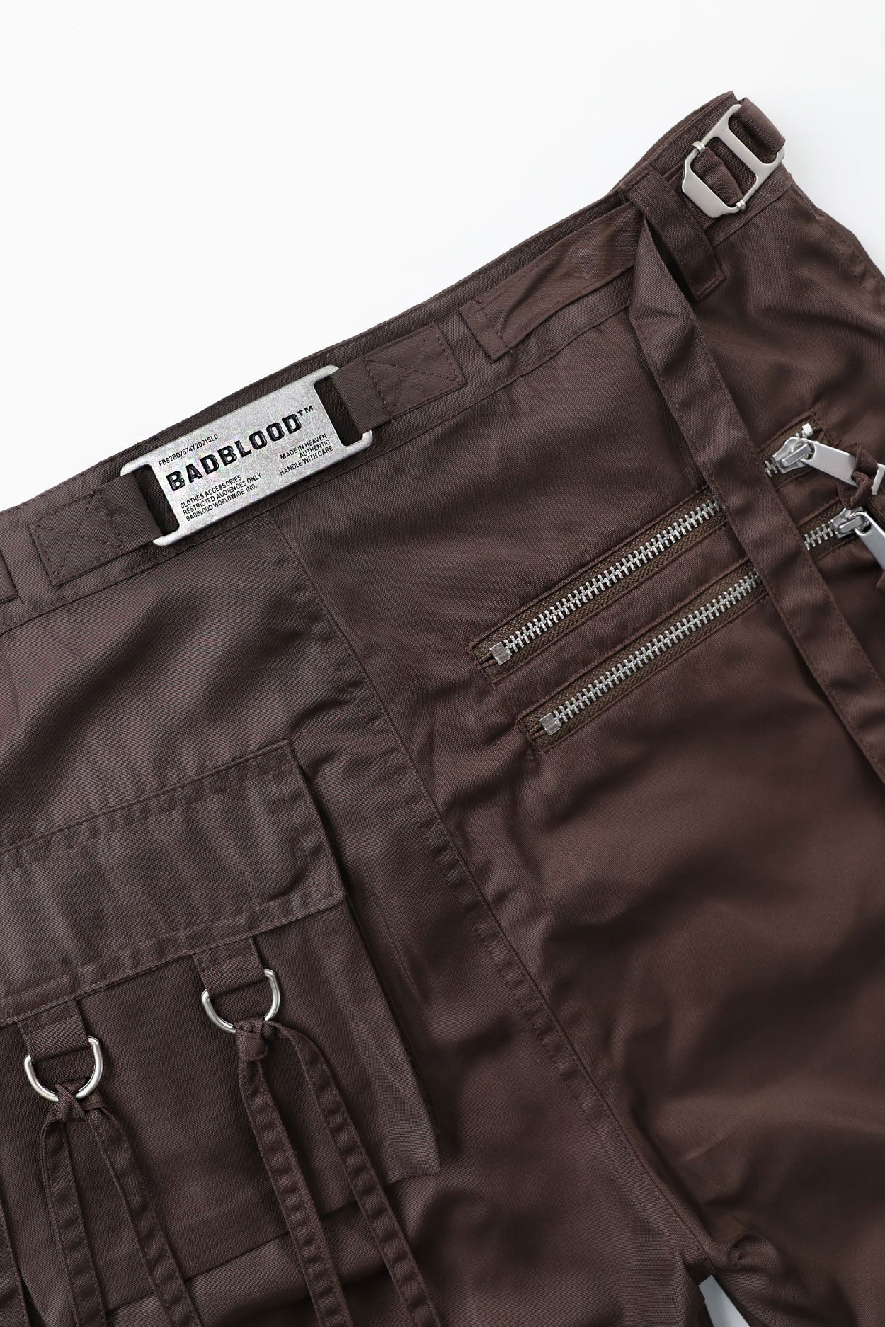 Badblood Multi-strap cargo pants Tobacco Parachute