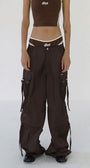 Badblood Multi-strap cargo pants Tobacco Parachute