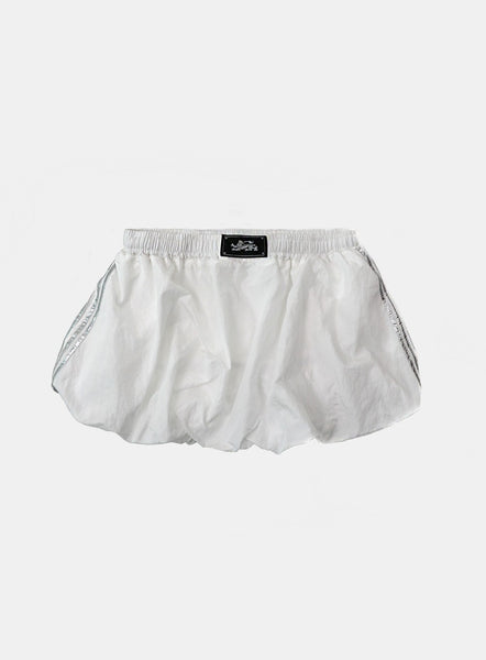 【BADBLOOD】Dark Billy Nylon Balloon Mini Skirt Badblood Dark Billy Nylon Balloon Mini Skirt - White – BBGSHOPHK