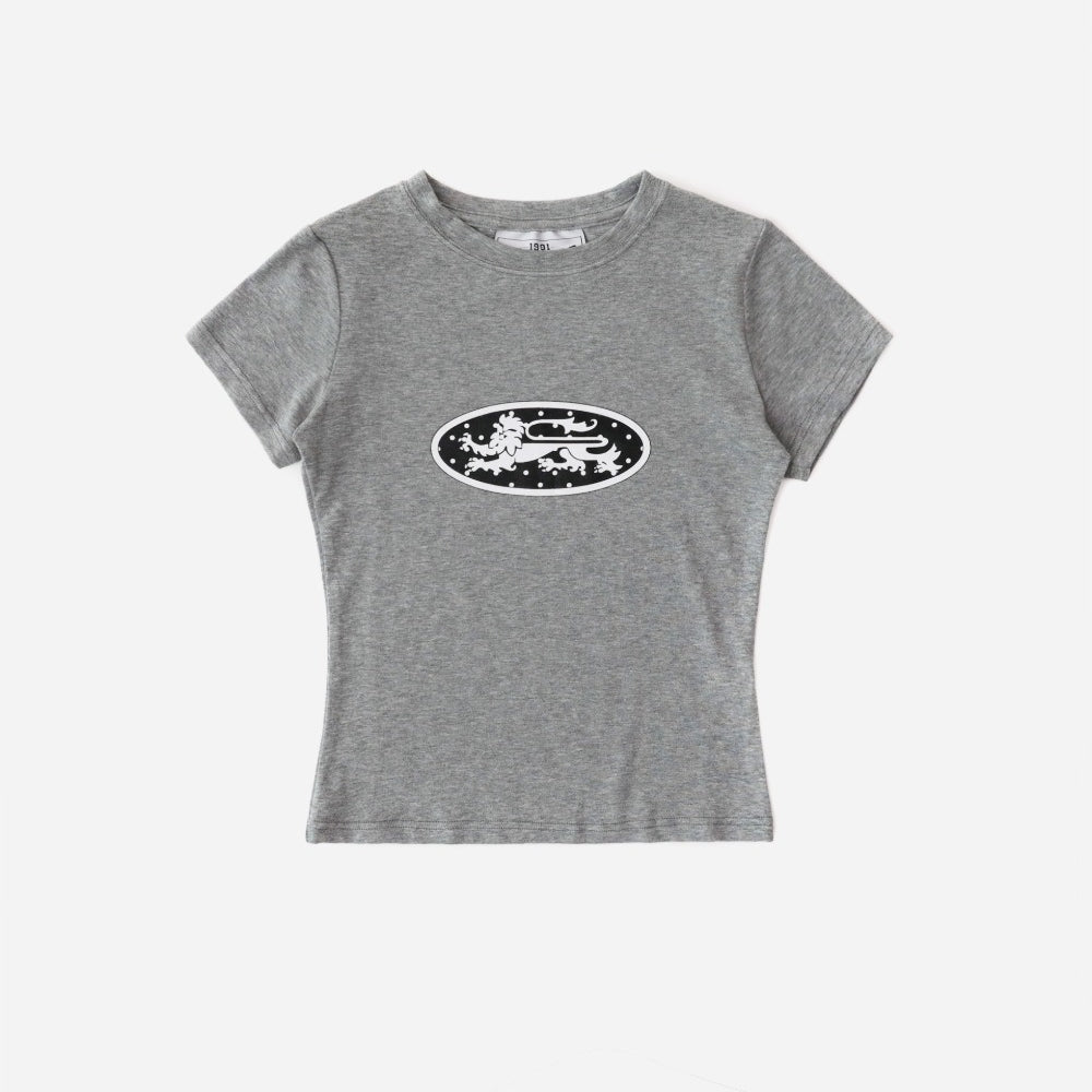 Badblood Mystic Dot Logo Jersey T-Shirt Grey