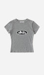 Badblood Mystic Dot Logo Jersey T-Shirt Grey