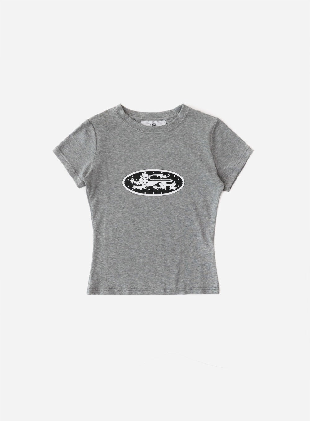 Badblood Mystic Dot Logo Jersey T-Shirt Grey