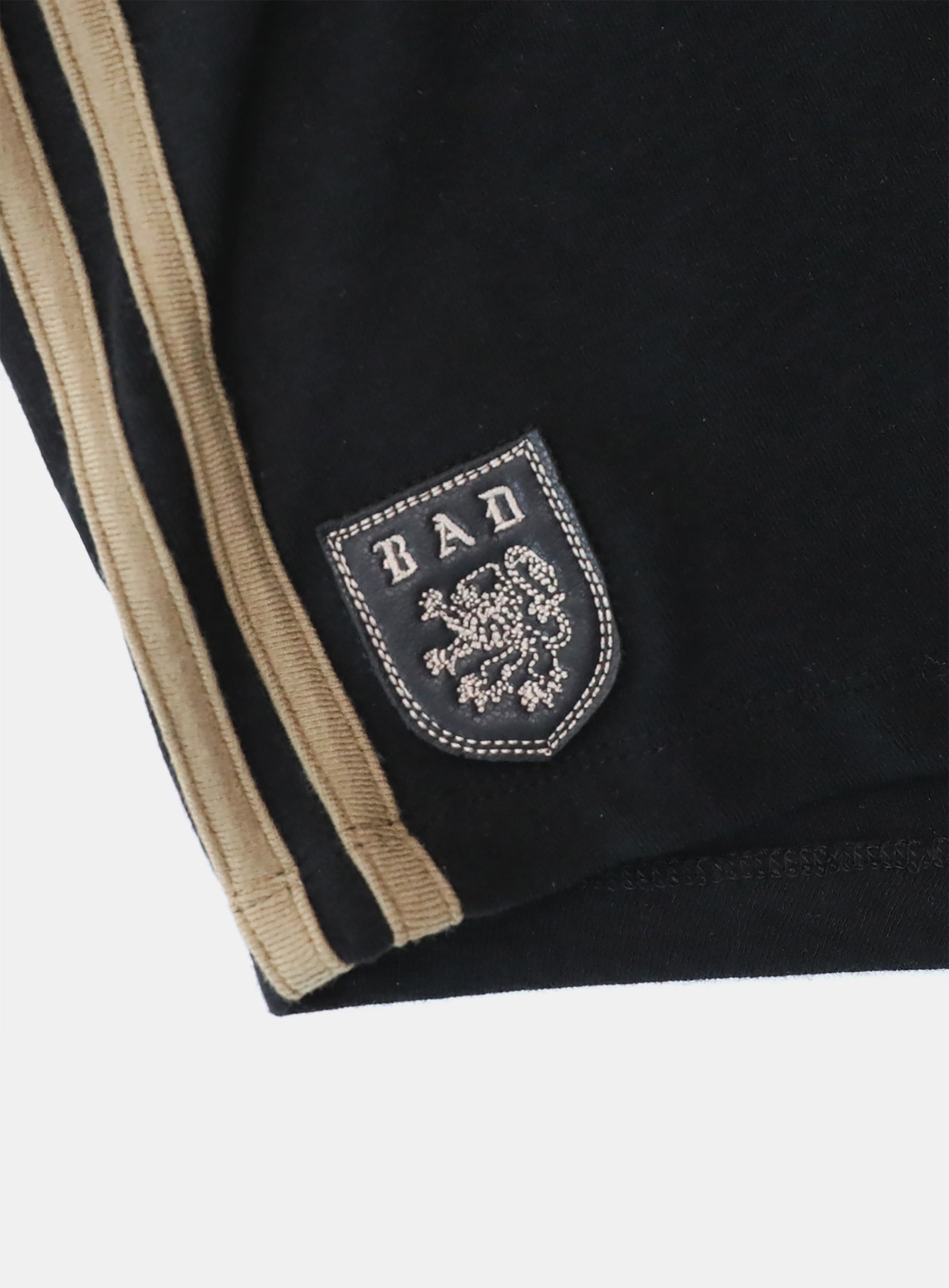 Badblood Vintage Club Boy Shorts - Khaki/Black