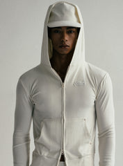 Badblood Beyond Soft Hood Zip-Up Slim Fit - Cream