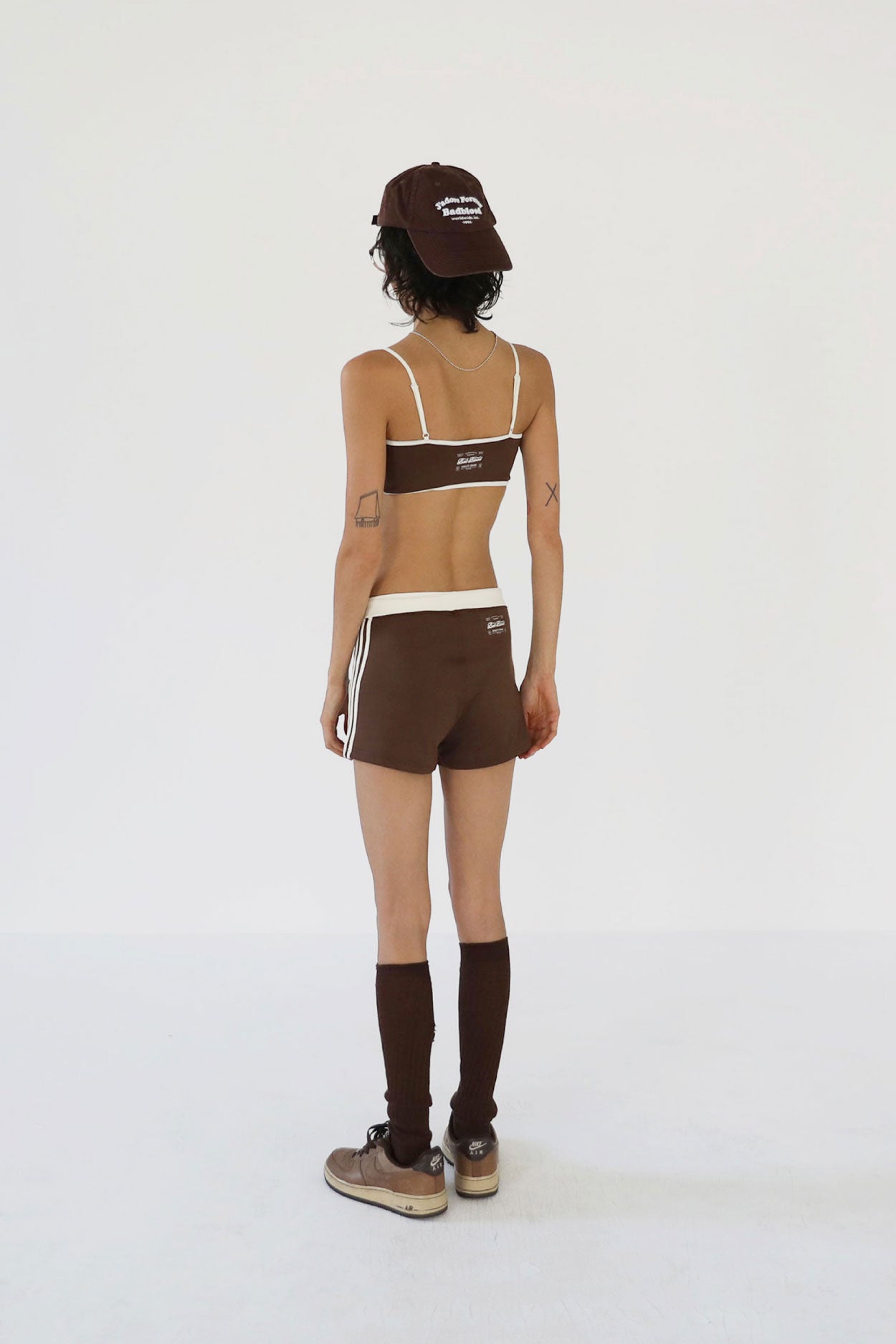 Badblood Wendy Boy Shorts Brown