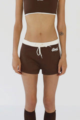 Badblood Wendy Boy Shorts Brown