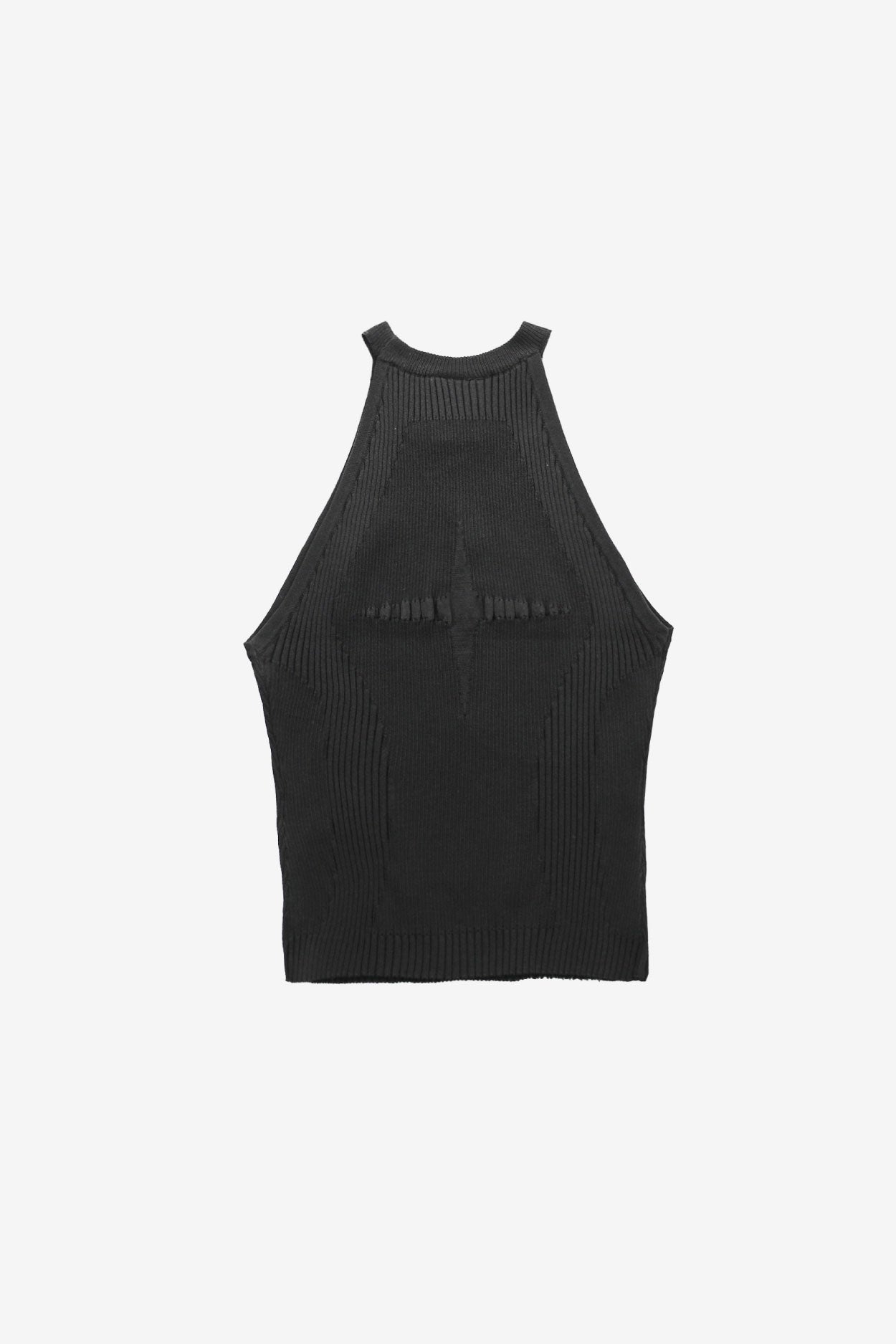 Badblood Halterneck Knit Tank Black