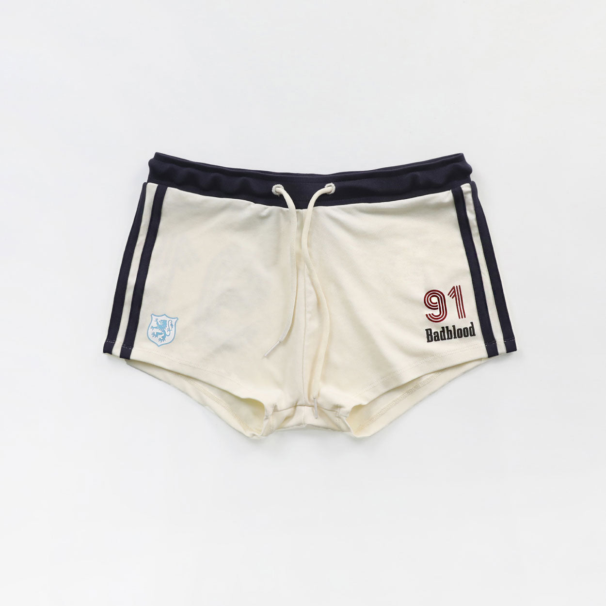 Badblood Vintage Club Boy Shorts Cream