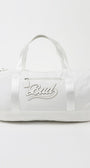 Badblood Bad Logo Nylon Duffel Bag - White