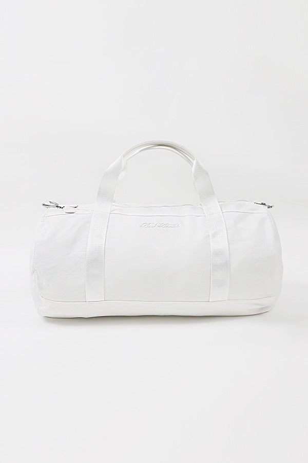 Badblood Bad Logo Nylon Duffel Bag - White