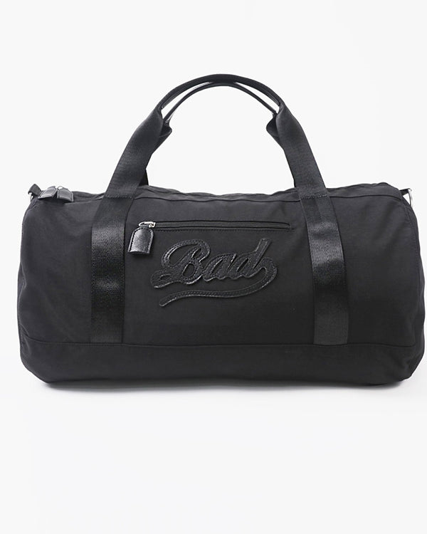 Badblood Bad Logo Nylon Duffel Bag - Black