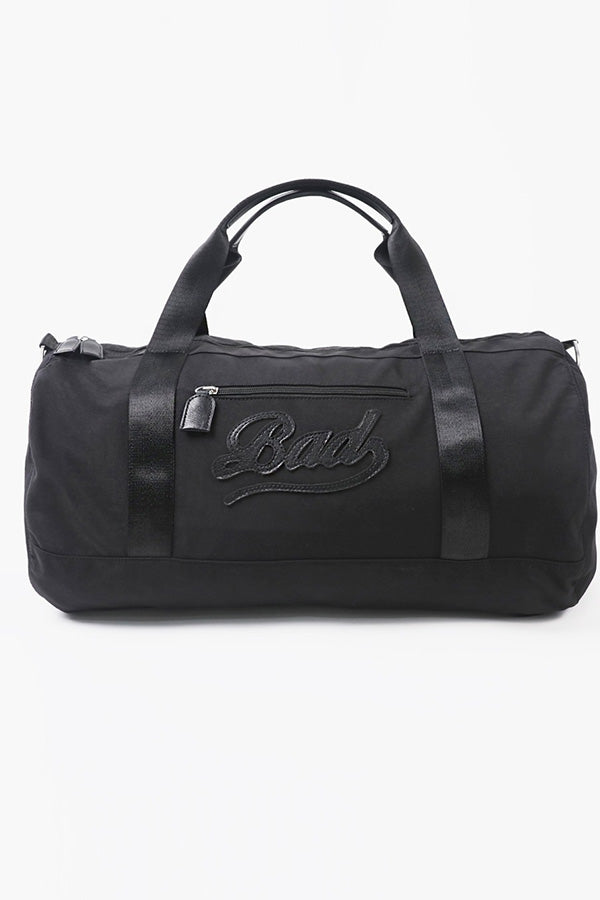 Badblood Bad Logo Nylon Duffel Bag - Black