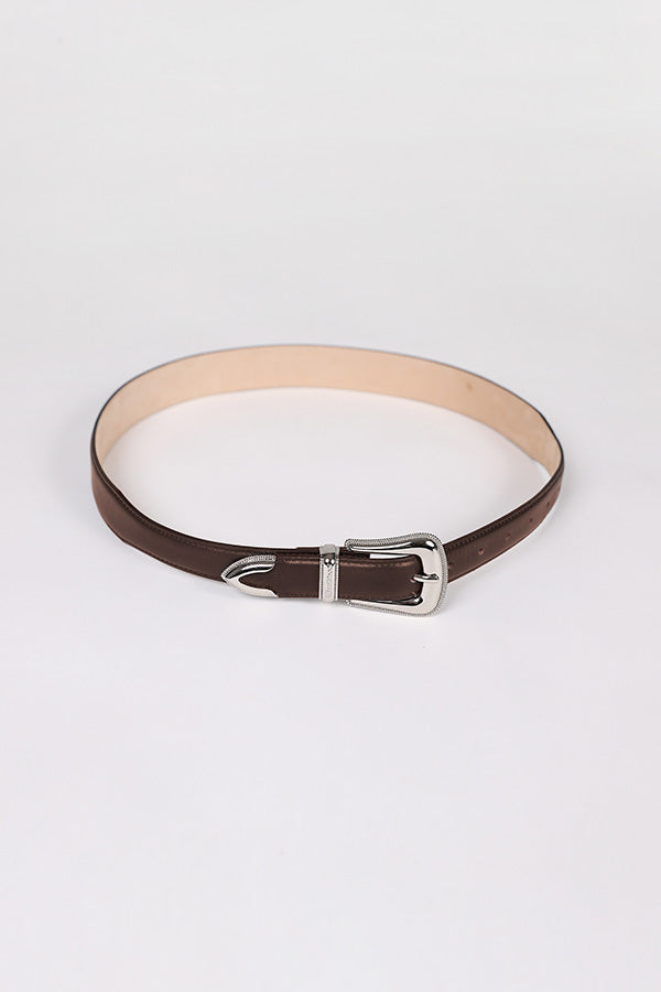 Badblood The Western Leather Belt - Brown