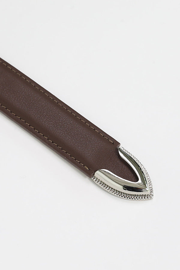 Badblood The Western Leather Belt - Brown