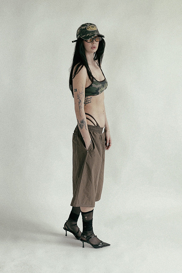 Badblood Camo Bikini Top Military