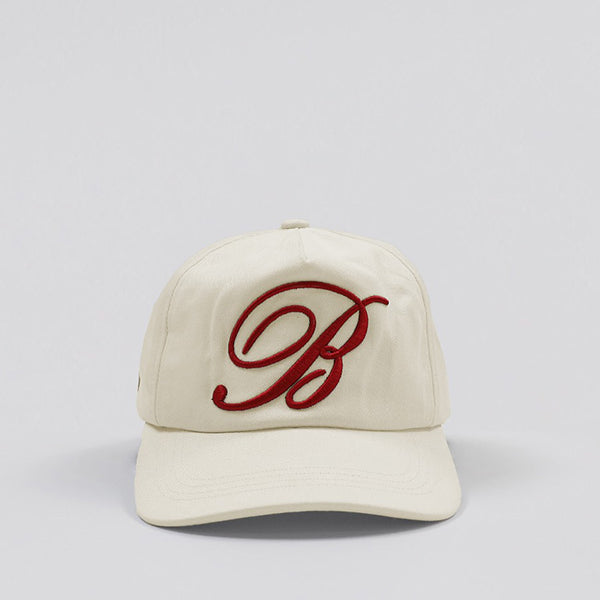 Badblood Classic B Logo Ball Cap Cream