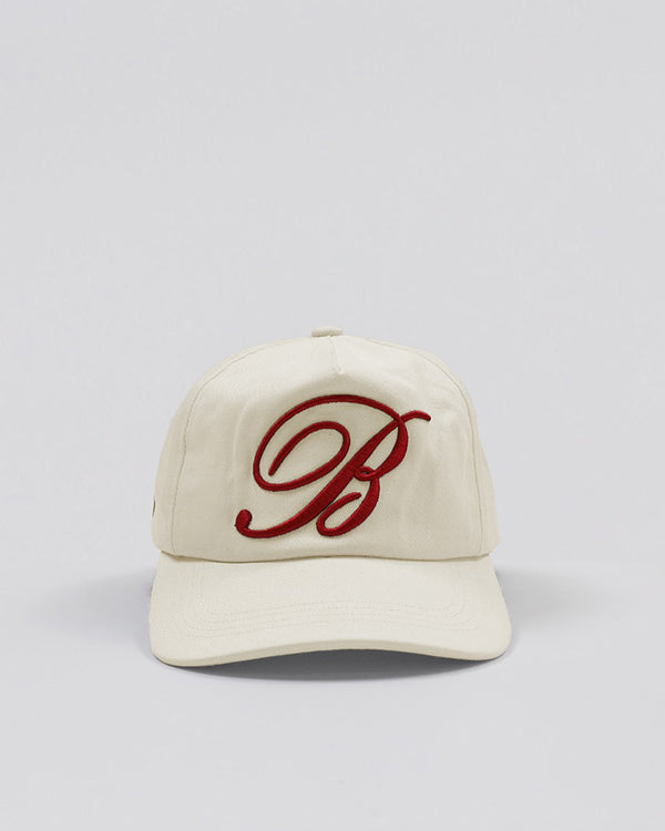 Badblood Classic B Logo Ball Cap Cream