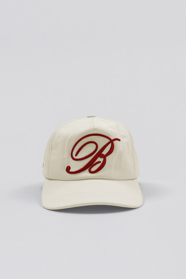 Badblood Classic B Logo Ball Cap Cream