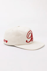 Badblood Classic B Logo Ball Cap Cream