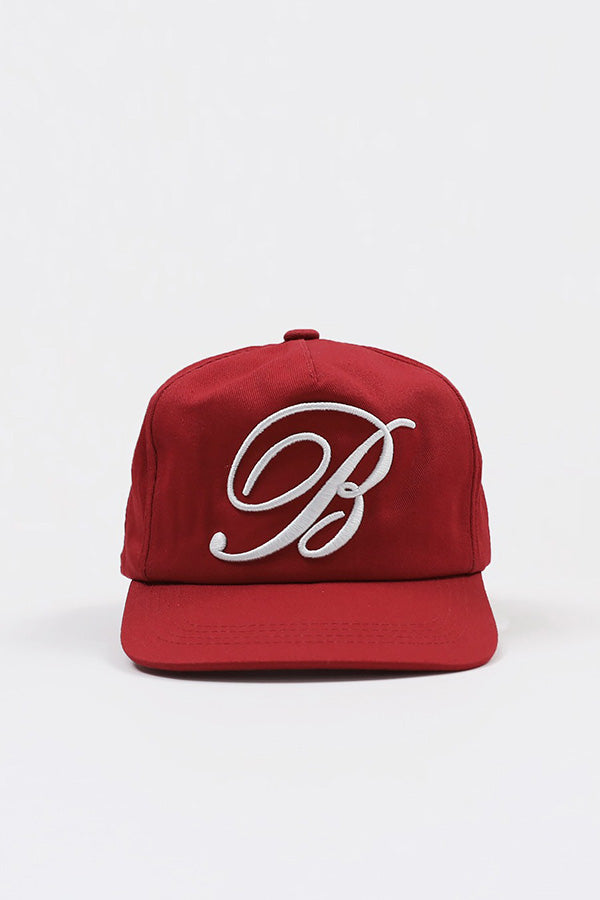 Badblood Classic B Logo Ball Cap Red