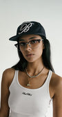 Badblood Classic B Logo Ball Cap Navy