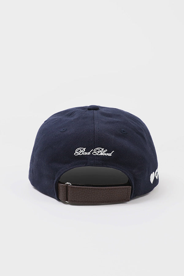 Badblood Classic B Logo Ball Cap Navy