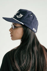 Badblood Bad Logo Rope Ball Cap Navy