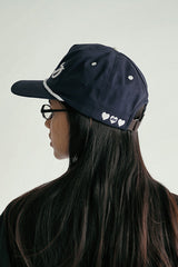 Badblood Bad Logo Rope Ball Cap Navy