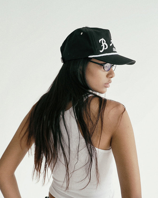 Badblood Bad Logo Rope Ball Cap Black