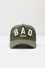 Badblood Bad bold logo ball cap - Khaki