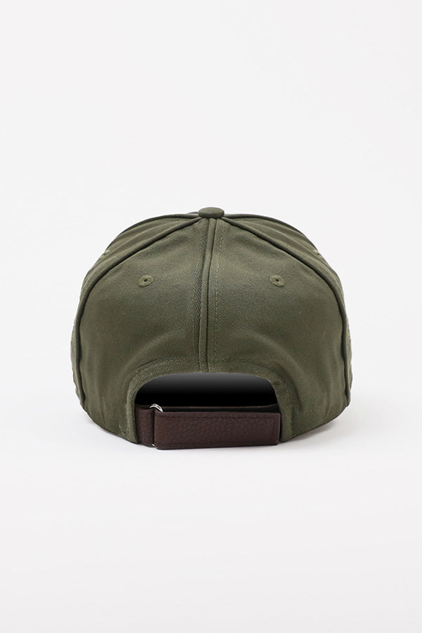 Badblood Bad bold logo ball cap - Khaki