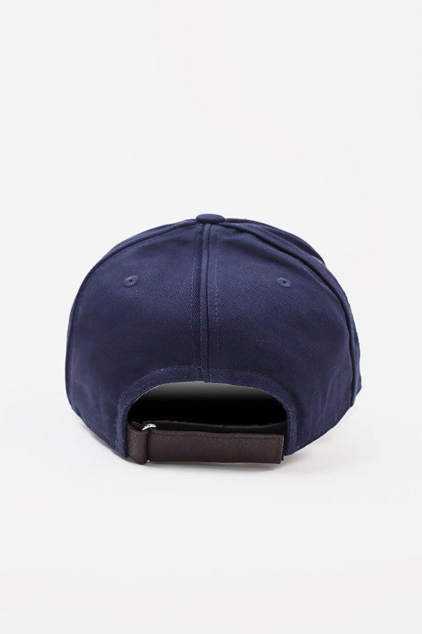 Badblood Bad bold logo ball cap Navy
