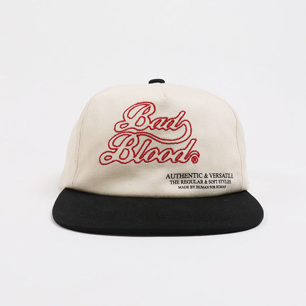 Badblood Bad Cursive Logo Ball Cap Black