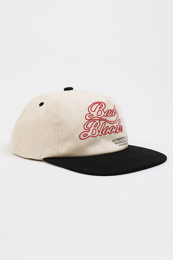 Badblood Bad Cursive Logo Ball Cap Black