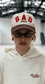 Badblood Bad Bold Logo Ball Cap - Cream