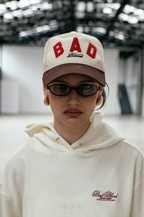 Badblood Bad Bold Logo Ball Cap - Cream