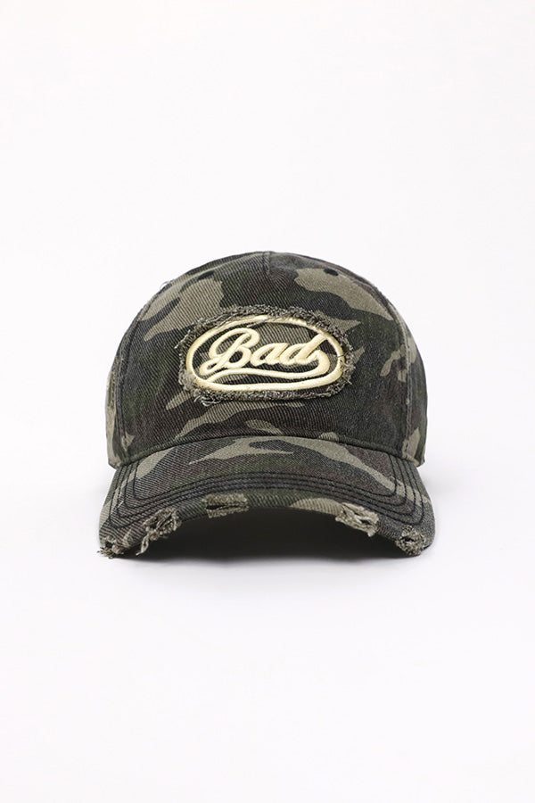 Badblood Oval Logo Ball Cap - Camo