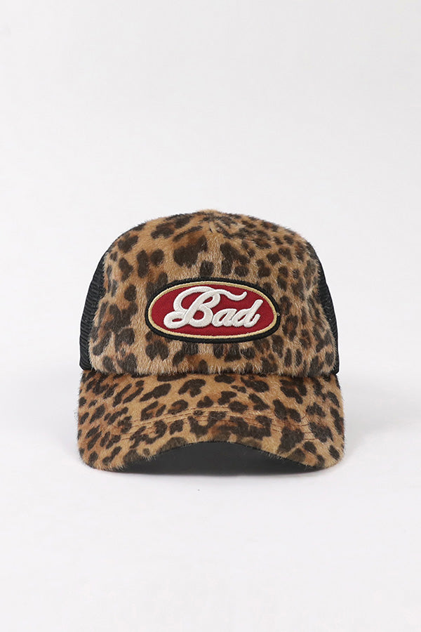 Badblood Leopard Hair Ball Cap