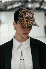 Badblood Leopard Hair Ball Cap