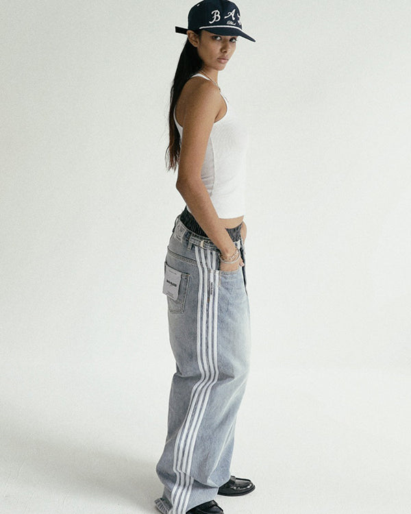 Badblood Billy Track Jeans Baggy Fit - Blue