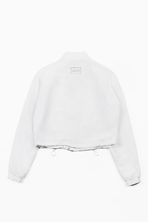 Badblood Clear Nylon MA-1 Jacket - White