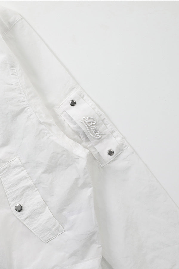 Badblood Clear Nylon MA-1 Jacket - White