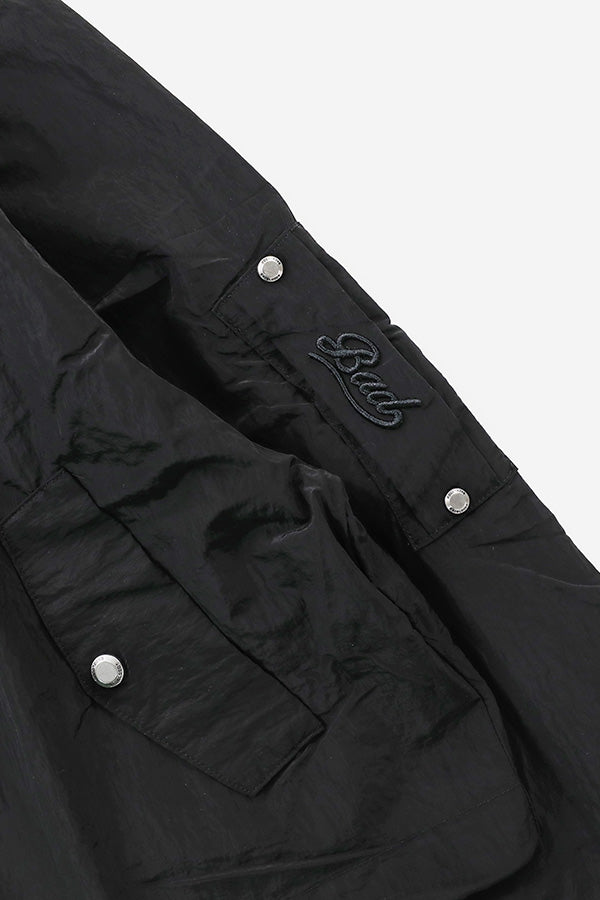 Badblood Clear Nylon MA-1 Jacket - Black