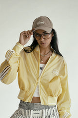 Badblood Billy SS Track Jacket - Lemon yellow